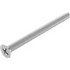 SECCARO Viti a testa svasata M6 x 80 mm in acciaio inox V2A VA A2 DIN 965 P