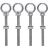 Maxsail Golfari Bullone a occhiello in acciaio inox 316,Bulloni di Vite M10x100mm Da