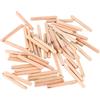 Tbest Kallax Tasselli 6 50Pcs Cassetto Dell'Armadio Rotondo Scanalato In Legno A