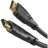 KabelDirekt 2 m Cavo HDMI 4K (High Speed HDMI con Ethernet 4K Ultra HD 3D
