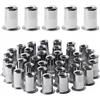 Gueenky 100 Pezzi Dadi Rivetti Filettati in Acciaio Inox M6 Dadi Filettati a
