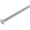 SECCARO Vite a testa svasata M8 x 110 mm acciaio inox V2A VA A2 DIN 7991 / I