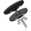 LUTER Tappo Copriforo Lavello Cucina 5cm Nero Acciaio Inossidabile Copriforo La