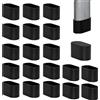 THETAG 20 Pezzi Coprigambe per Sedie Inserto Tubo per Sedia 20x40mm P BDL