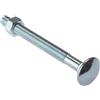Merriway BH04898 Bullone e Dado ZP M10 x 150 mm Argento Set di 10 Pezzi