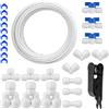 HUAZIZ 10 Meter Raccordo Filtro Acqua ad Osmosi Inversa per Connessione R