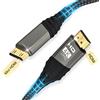 woednx Mini HDMI To HDMI,Cavo 2M 4K@60HZ 1080P Cavo HDMI a mini hdmi Treccia in n