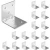 OMIDEAS 15 x Staffe Angolari (50 x 50 x 50) Squadretta giunzione Staffa an