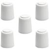 sossai® 5 x Fermaporta NTS Modello: Bernd altezza: 30 mm Ø: 27 mm Colo