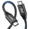 acer Cavo USB C 240W 3m Cavo USB C a USB C Carica rapida Caricatore Tipo C N