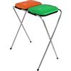Artex Portarifiuti Ecofix 2 Posti Coperchio Colorato Artex T210702