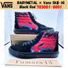VANS BABYMETAL × Vans Sk8-Hi Nero Rosso 703001-0001 Taglia Uomo