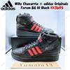 adidas Willy Chavarria × adidas Originals Forum 84 Hi Black KK3695 taglia uomo