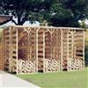 vidaXL Pergole con Tetto 6 pz 100x90x200 cm Legno di Pino Impregnato