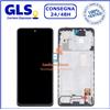 XIAOMI DISPLAY TOUCH +FRAME OLED per XIAOMI REDMI NOTE 10 PRO 4G M2101K6G VETRO NERO 6.