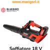 Bluebird Soffiatore Blue bird BL 22 300 con batteria 18V 5Ah motore brushless 300w