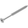 SECCARO Viti per truciolato 5 x 80 mm in acciaio inox V2A VA A2 viti per leg