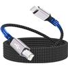woednx Cavo per stampante USB C cavo per stampante da 2 m US B C a USB B in nylon