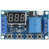 Elprico DC 5-30V LED Display Delay On/Off Relè Modulo Trigger Ciclo Delay Timer I