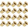 METALLIXITY Attraverso Foro Rivetto (4x6mm) 200pz Rame Cavo Rivetto Dadi - pe
