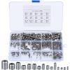 MYHongLe Set di 300 viti prigioniere viti esagonali M2.5 M3 M4 M5 M6 M8 per mani