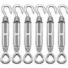 HoaaiGo Tenditore Acciaio Inox 304 6 Pezzi M4 Tenditore a Fune Tenditore Fil BDMO