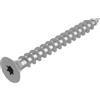 SECCARO Viti per truciolato 3 x 30 mm in acciaio inox V2A VA A2 viti per leg
