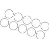 QUARKZMAN Nitrile Gomma O-Ring 40mm x 38mm x 1mm Guarnizioni di Tenuta Anelli