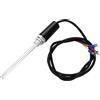 Walfront PT100 Tipo di temperatura termocoppia sonda sensore con cavo in acciaio i