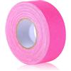 Abeillo Neon Pink Gaffer - Nastro adesivo fluorescente con riflettori rosa p