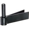 Alberts 306656 Cardine da murare gancio a muro F vernice ad immersione ner