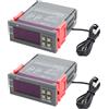 AYWHP 2 PCS 110 V-220 V Termostato Fahrenheit/Celsius Termostato Digitale T
