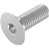 SECCARO Vite a testa svasata SECCARO M4 x 12 mm acciaio inox V2A VA A2 DIN 7991 / IS