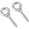 QUARKZMAN M8x50mm Sollevamento Occhio Bullone x 2pz 304 Inossidabile Acciaio F