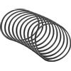 QUARKZMAN Nitrile Gomma O-Ring 33mm x 30mm x 1,5mm Guarnizioni di Tenuta A