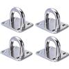 Annakideya 4 pz 8 mm occhio piastre gancio Best 304 acciaio inox graffetta a