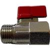 Kippen 5004B1 - Mini valvola a Sfera in Ottone. Attacco M/F da 1/2