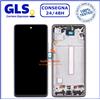 SAMSUNG DISPLAY TOUCH SCREEN+ FRAME OLED per SAMSUNG GALAXY A53 5G SM-A536 VETRO SILVER