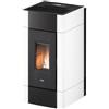 Cadel Stufa pellet 8,5kW CRISTAL Plus 9 White 4 stelle Classe A+ 7025036
