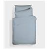 Bianca Cotton Soft Bianca Plain Dyed Cotton Percale Blue 200 TC Duvet set 160 x 220 cm - 50 x 80 cm