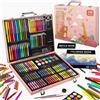 KINSPORY 150 pezzi valigetta colori bambina pittura valigetta per bambini Set per disegno