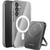 Swissten, Pack Galaxy S25 Plus con Cover Bicolore e Powerbank 5000 mAh