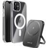 Swissten Pacchetto iPhone 12 Mini con cover bimateriale e powerbank 5000 mAh