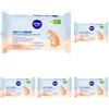 NIVEA BABY Salviettine Detergenti Idratanti Soft & Cream 57 Pezzi, Salviette neonato per una pelle pulita, asciutta e idratata, Salviettine neonato con Latte di Mandorla e Vitamine B5, C & E