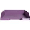 Exacompta - Rif. COMBO MIDI Forever Young - Set di 6 cestini per posta in formato A4+, dimensioni 34 x 25 x 6,5 cm, per documenti in formato A4+, certificato angelo blu, colore: fucsia