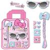 CERDÁ LIFE'S LITTLE MOMENTS Set di bellezza borsa occhiali Hello Kitty | Accessori per capelli con pinzette, treccia, occhiali e giarrettiere | Kit per bambini con personaggi Sanrio stile kawaii