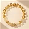 Bracciale Perline Quarzo Rosa Ametista Citrino Naturale per Donna Moda