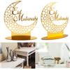 EID Mubarak Decorazione Ramadan Alta Qualit�� Ornamento Acrilico per Musulmani Grandi Regali