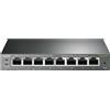 TP-Link TL-SG108PE PoE Easy Smart Switch, 8 Porte Gigabit con 4 Porte PoE, 55 W,
