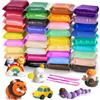 EOPUOZS Plastilina per Bambini 36 Colori Air Dry Clay Pasta Modellabile Bambini per